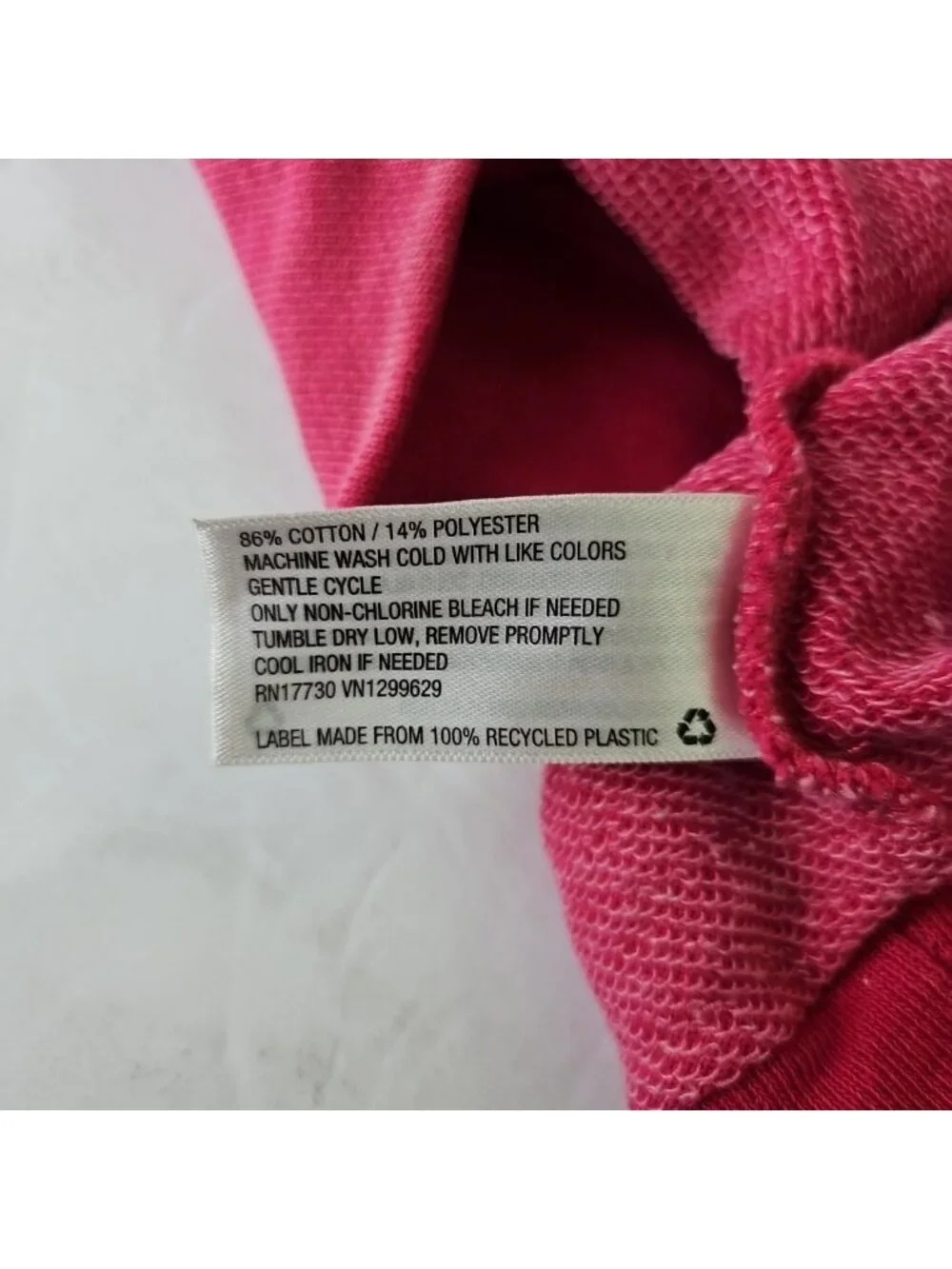 Wild Fable Sz M Pink Lightweight French Terry Pocket Casual Hoodie Sweatshirt - Picture 6 of 8